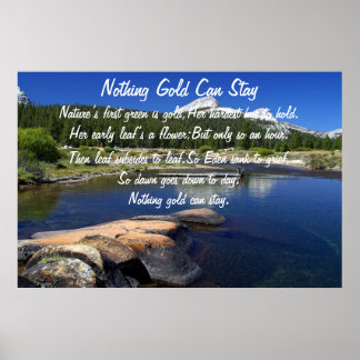 Nothing Gold Can Stay Poster 5