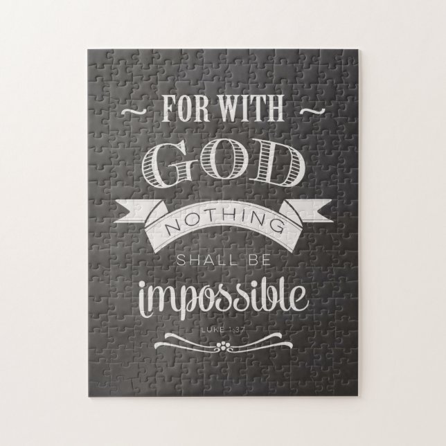 Nothing is Impossible Jigsaw Puzzle (Vertical)