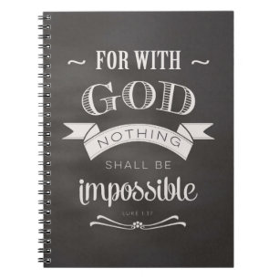 Nothing is Impossible Spiral Notebook