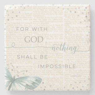 Nothing Is Impossible Stone Coaster