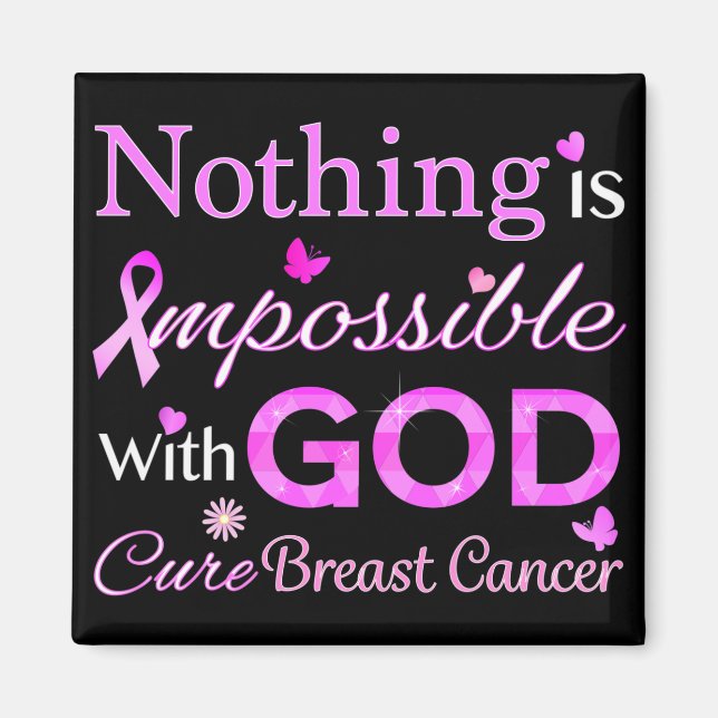 Nothing is Impossible With GOD Magnet (Front)