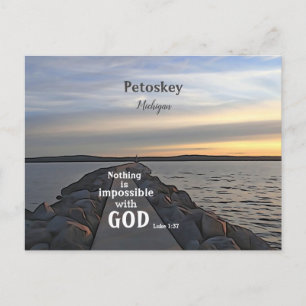 Nothing Is Impossible With God Postcard