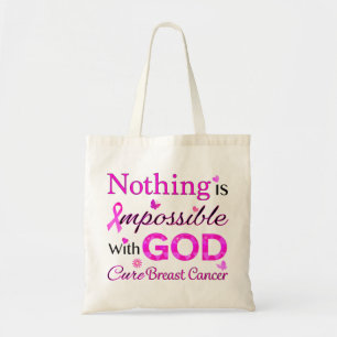Nothing is Impossible With GOD Tote Bag