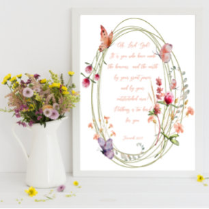 Nothing is too hard for you.  poster