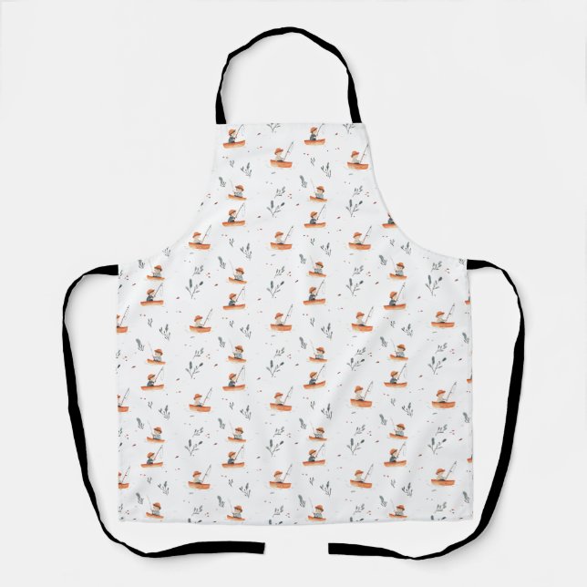 Nothing Makes A Fish Bigger Apron (Front)