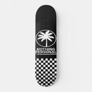 Nothing Personal Checkered Skateboard