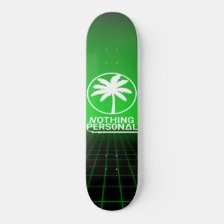 Nothing Personal Synthwave Grid Skateboard