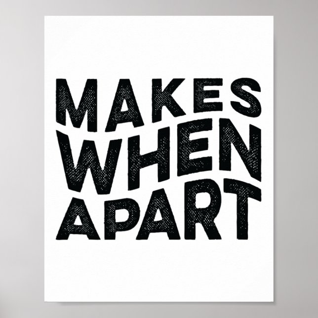 Nothing Sense We’re And Makes When Apart Couples W Poster (Front)
