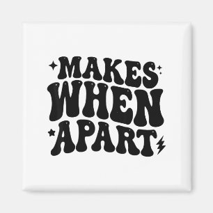 Nothing Sense We’re Funny Retro Quote Design Magnet
