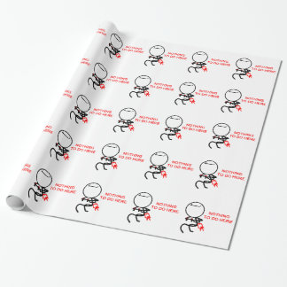 Nothing to do here - meme wrapping paper