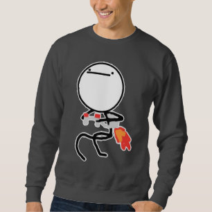 Nothing To Do Here Rage Face Meme Sweatshirt