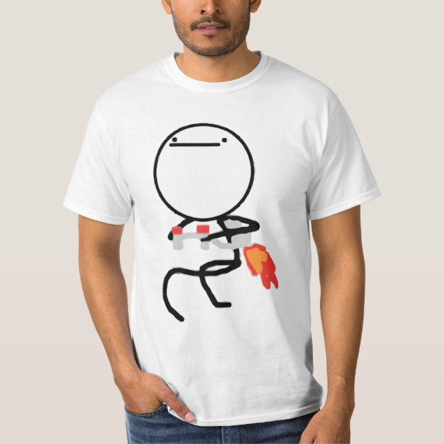Nothing To Do Here Rage Face Meme T-Shirt (Front)