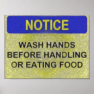 NOTICE POSTER/SIGN POSTER