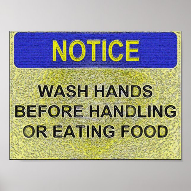 NOTICE POSTER/SIGN POSTER (Front)