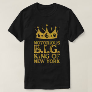 Notorious B.I.G. King of New York Yellow Crown T-Shirt