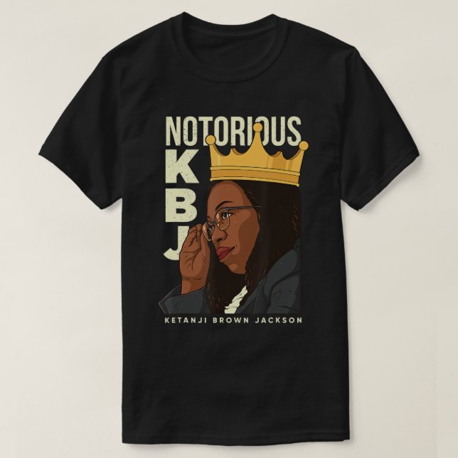 Notorious KBJ Costume Ketanji Brown Jackson Libera T-Shirt (Design Front)