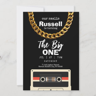 Notorious One 1st Birthday Invitation