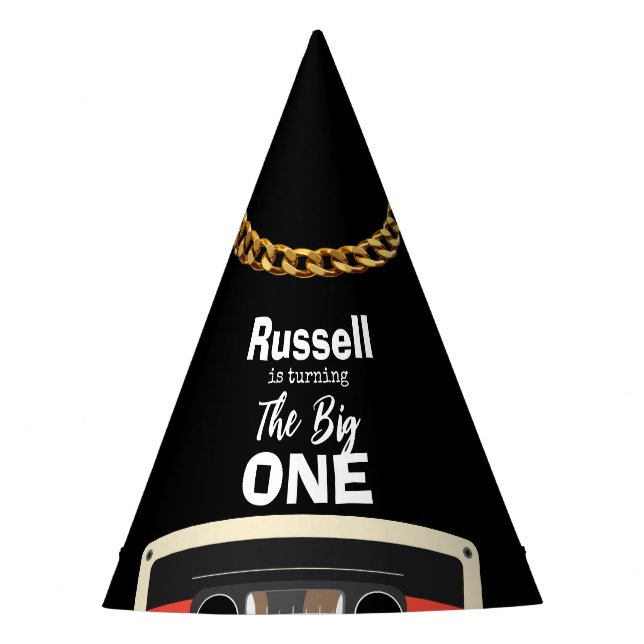 Notorious One 1st Birthday Party Hat (Front)
