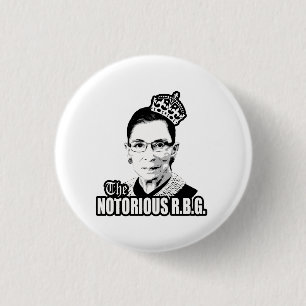 Notorious R.B.G. 3 Cm Round Badge