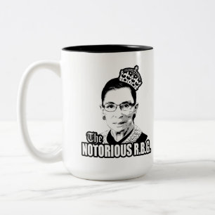 Notorious R.B.G. Two-Tone Coffee Mug