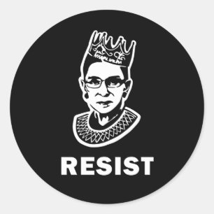 Notorious RBG - Her Words, Her Power, Her Legacy Classic Round Sticker