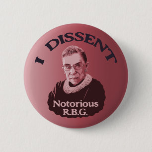 Notorious RBG -p 6 Cm Round Badge