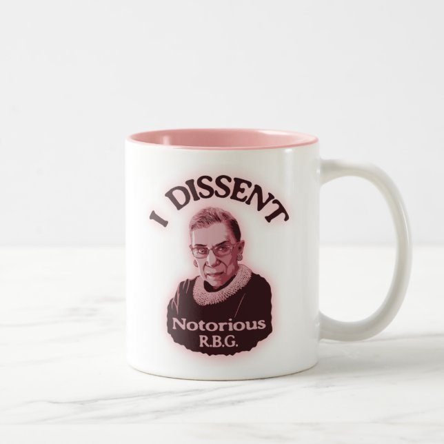 Notorious RBG -p Two-Tone Coffee Mug (Right)