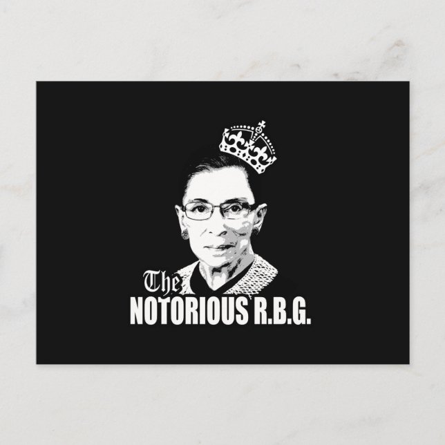 Notorious RBG Postcard (Front)
