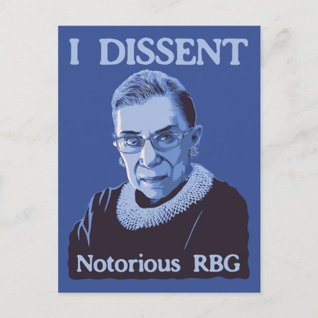 Notorious RBG Postcard (Front)