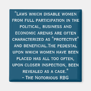 Notorious RBG Quote Magnet