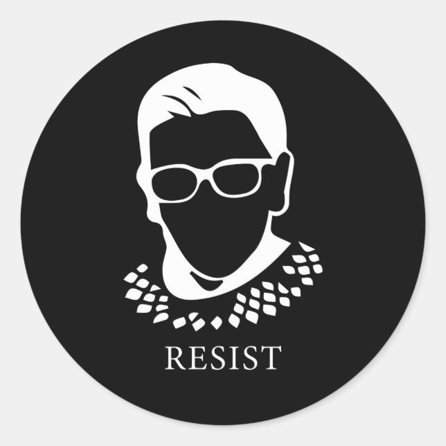 Notorious RBG - Stand for Justice & Equality Classic Round Sticker (Front)