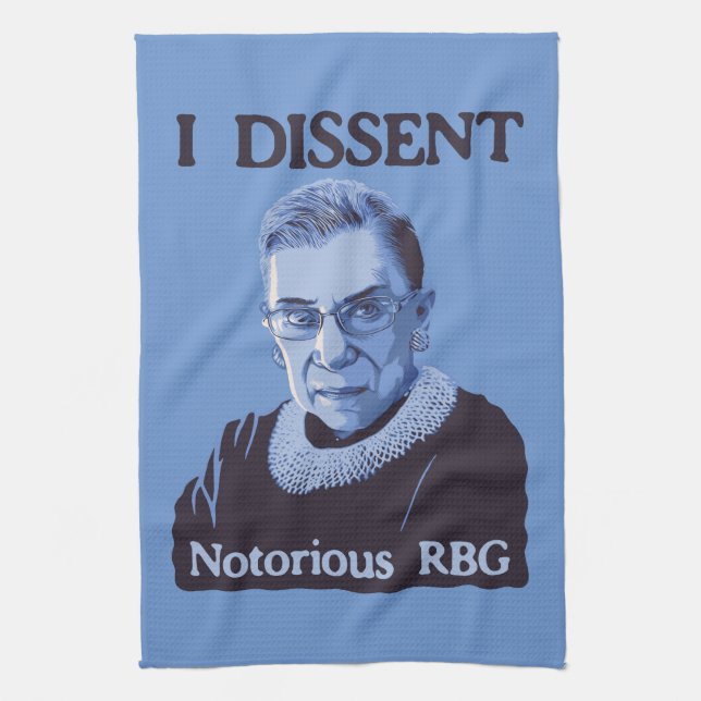 Notorious RBG Tea Towel (Vertical)
