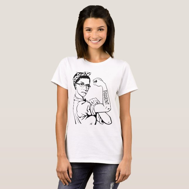 Notorious RBG Unbreakable - Dissent T-Shirt (Front Full)