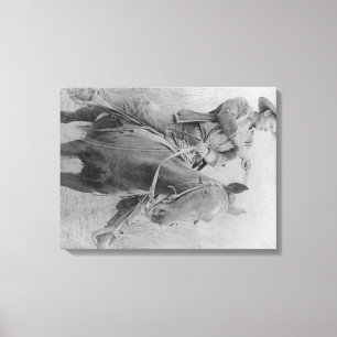 Notorious Train Robber Will "Dixon" Roberts Canvas Print