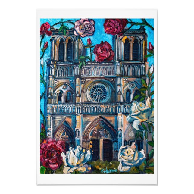 Notre Dame 13X19 Print on Photo Paper (Front)