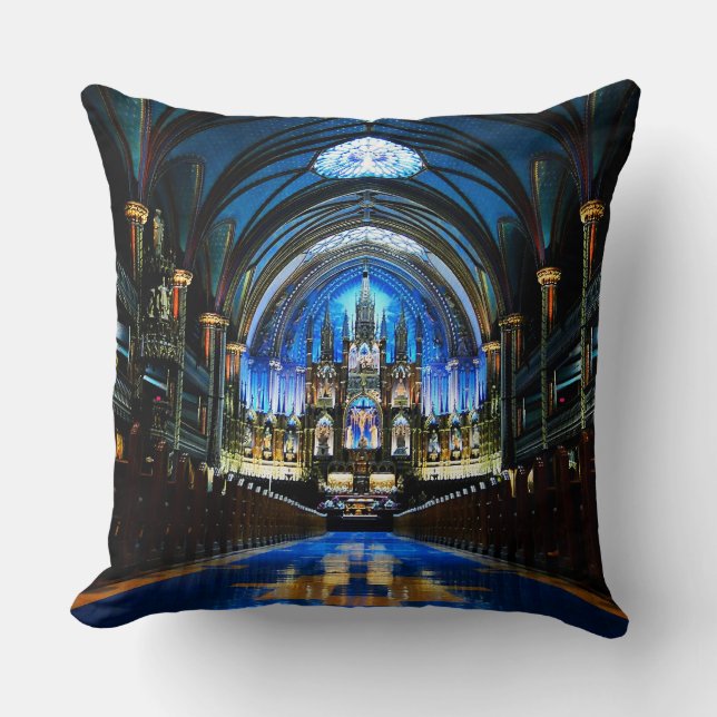 Notre Dame Basilica Cushion (Front)
