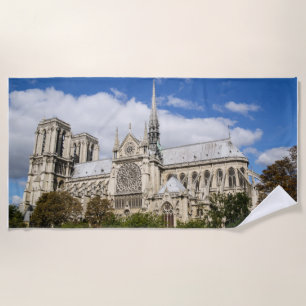Notre Dame Beach Towel