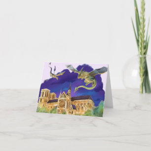 Notre Dame Blank Card (Various Sizes)