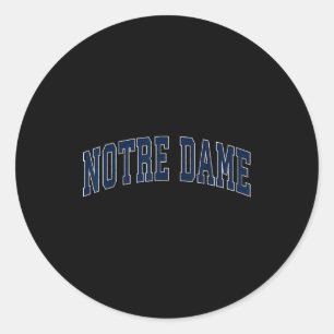 Notre. Dame. Cathedral. Apparel  Classic Round Sticker