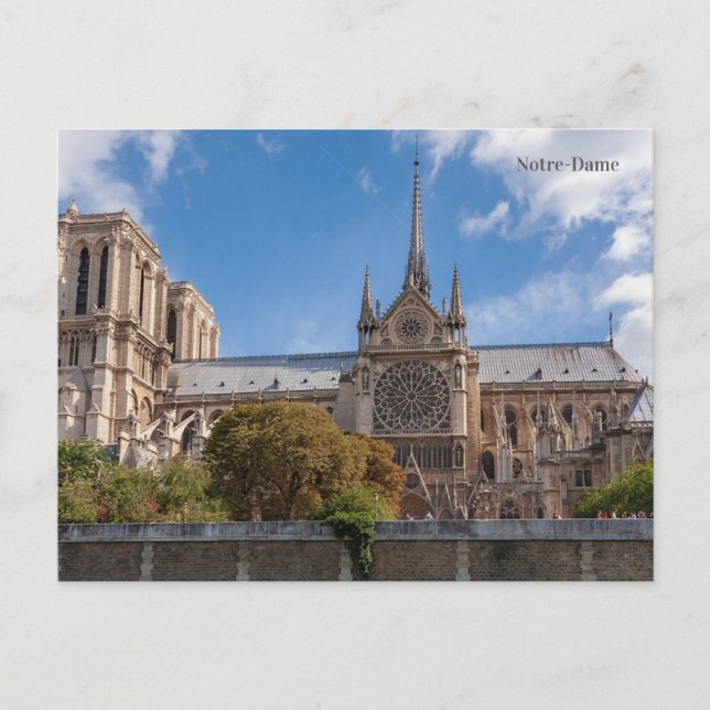 Notre-Dame Cathedral Holiday Postcard (Front)
