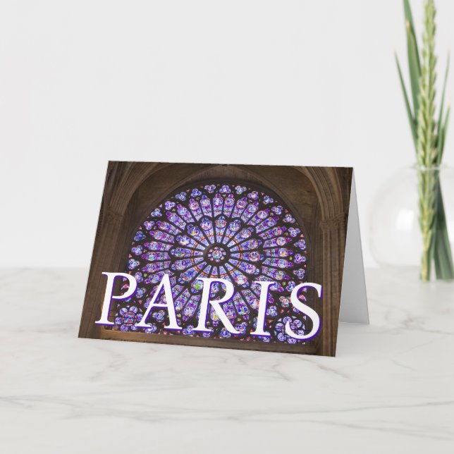 Notre Dame Cathedral | Paris, France | Thank You Card (Front)