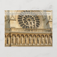 Notre-Dame Cathedral -Paris, postcard