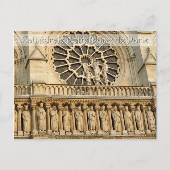 Notre-Dame Cathedral -Paris, postcard (Front)