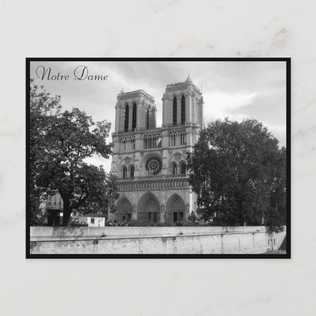 notre dame cathedral postcard (Front)
