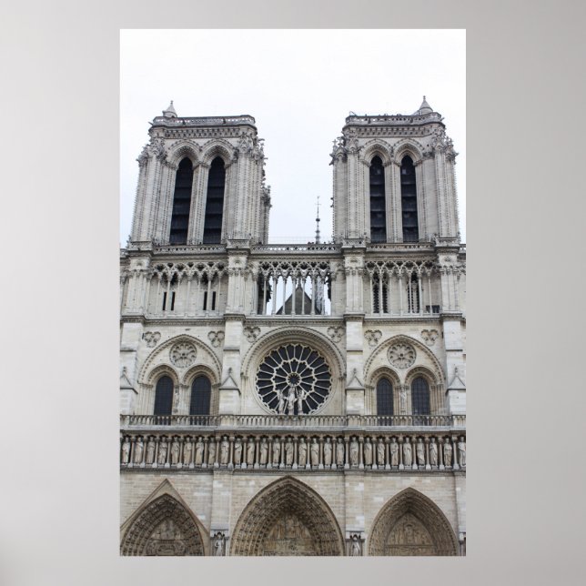 Notre Dame cathedral Poster (Front)