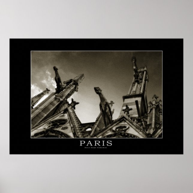 Notre Dame Cathedral Poster (Front)