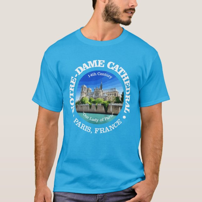 Notre Dame Cathedral (rd) T-Shirt (Front)