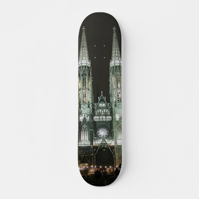 Notre Dame Church Skateboard (Front)