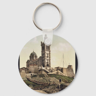 Notre Dame de la Garde II, Marseilles, France clas Key Ring