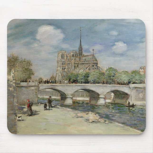 Notre Dame de Paris, c.1900 Mouse Pad (Front)